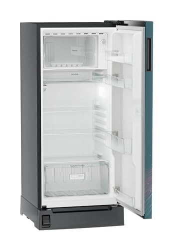 Image of Liebherr 191L 5 Star Inverter,Direct Cool,Handsfree,Foot Pedal,Base Drawer,Pocket Handle,Single Door Refrigerator,20 Yrs Warranty on Compressor,Freezer 22 L,Vegetable Organiser,Teal string(2024 Model)