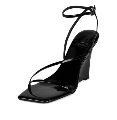 Jeffrey Campbell BISCOTTI Women Sandals - Black - Black / 8.5 / Medium