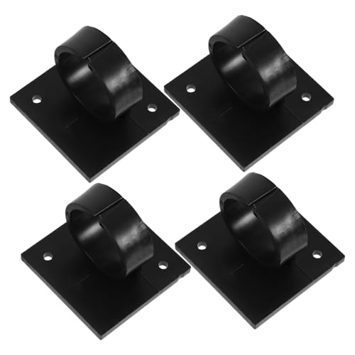 Gadpiparty 4pcs Microphone Clip Holders Non Adhesive Design for Stands Durable Microphone Logo Holders for Professional Interviews and Events Construction