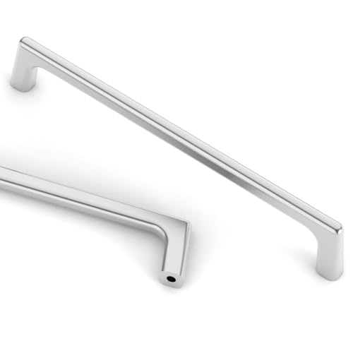 Image of Asidrama 10 Pack 6.3 Inch(160mm) Polished Chrome Cabinet Pulls Cabinet Handles Cupboard Handles Kitchen Cabinet Hardware for Cupboard Drawer Pulls