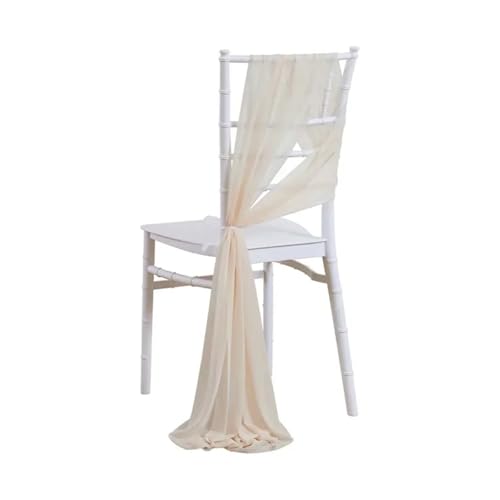 Rubans de chaise en mousseline pour embellir vos chaises de mariage ternes