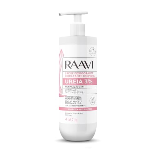 Raavi - Creme Hidratante Corporal com Ureia 3% 450g