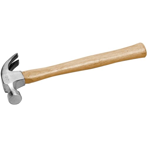 Performance Tool W1076 Wood Handle Claw Hammer...