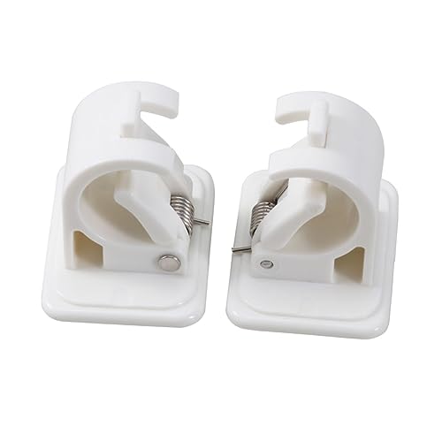 Barras de Cortinas Extensibles Blanco Marca Didiseaon