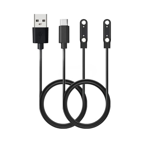 Cargador Magnético Universal de Viaje y Oficina Cable para Smartwatch de 2 Pines 60 cm