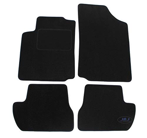 J&J AUTOMOTIVE | Velours Fußmatten Autotepiche Passend Für C2 2003-2009, Genaue Passform,...