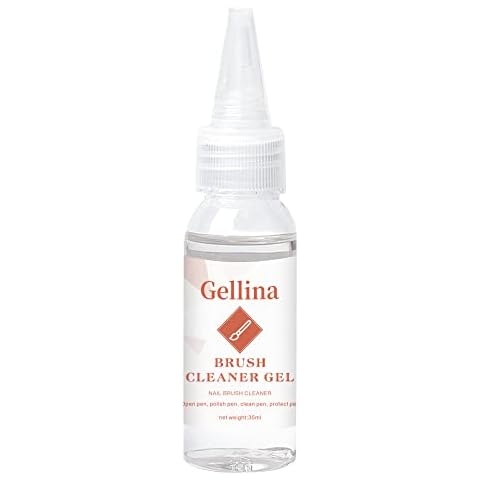 Nail Brush Cleaner Gel, Nail Art Pen Brush Gel Liquid Preserver and Restorer for Acrylic Nail Paint Brushes & Gel Manicure Brushes - 35ml / 1.18oz Cover