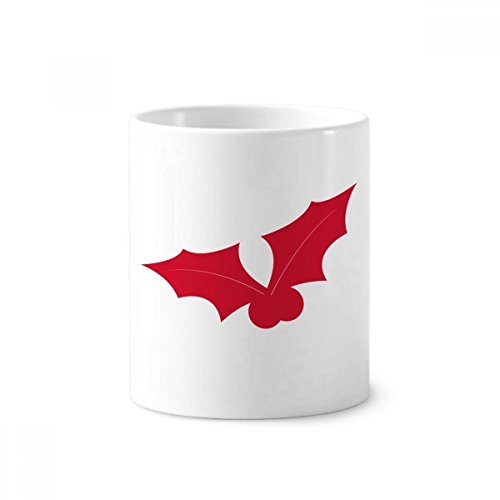 Feuille de Noël gobelet céramique pour une table festive et chaleureuse