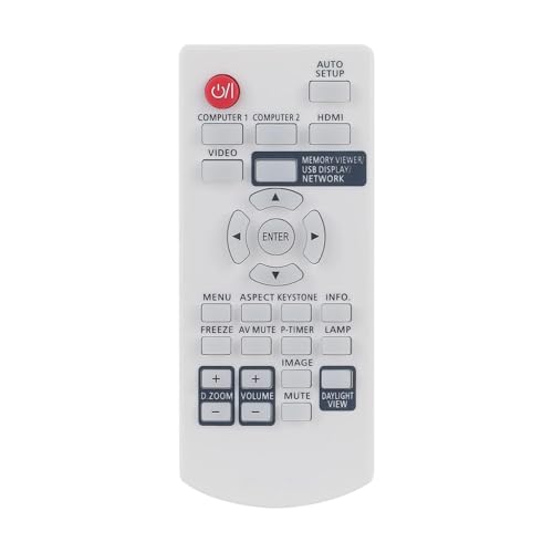 Image of 7SEVEN Compatible with Panasonic Projector Remote Original Part Number N2QAYA000110 H2930094500 with Specified Model Number in Bullet Points, Ensure Match Exactly for Optimal Compatibility