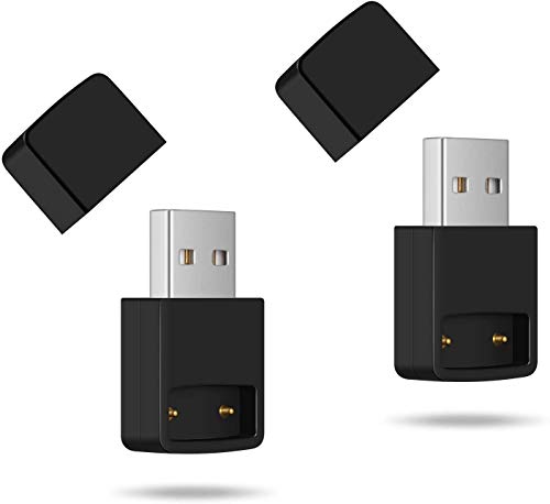 Magnetic USB Charger(2 Packs),Used into Devices with USB Interface (Black)