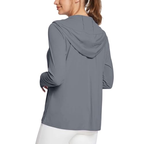 Sudadera con capucha ligera contra quemaduras solares y sudor en deporte 4