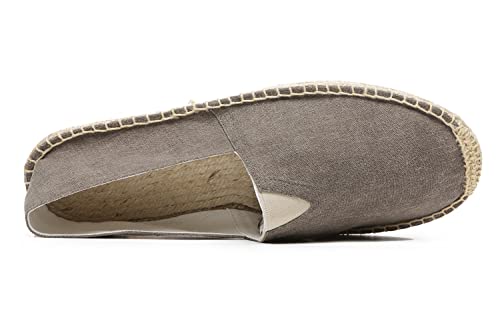 Image of Altxic Men's Closed Toe Comfortable Canvas Slip on Flat Espadrilles