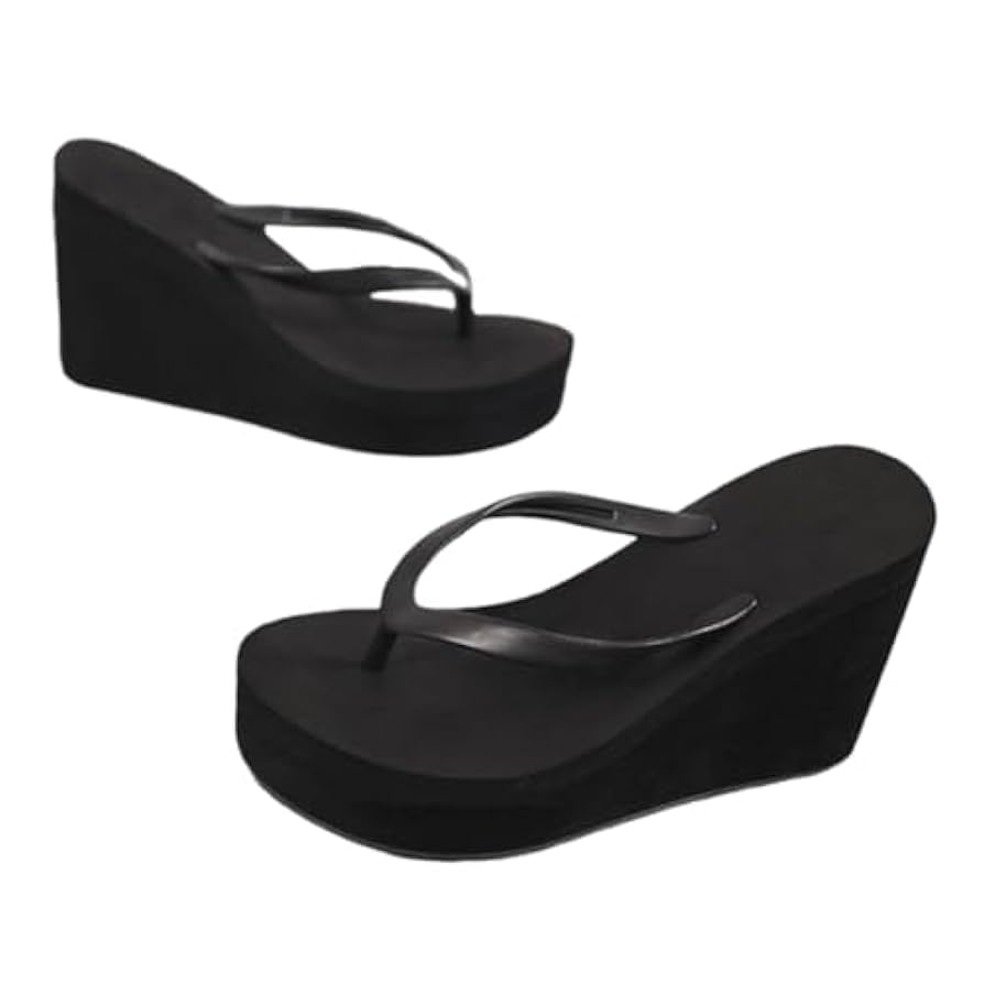 Wedge Flip Flops Platform Sandals,Summer Beach Nonslip