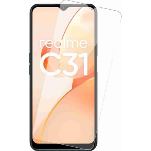 Image of Embed HD-Clear Screen Guard for Realme C31 - Harder or Durable Plastic & More Impact-Resistant Than Glass, with Free Installation Kit