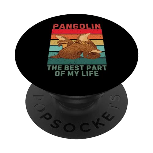 Vintage pangolin la mejor parte de mi vida retro pangolín popsockets popgrip intercambiable