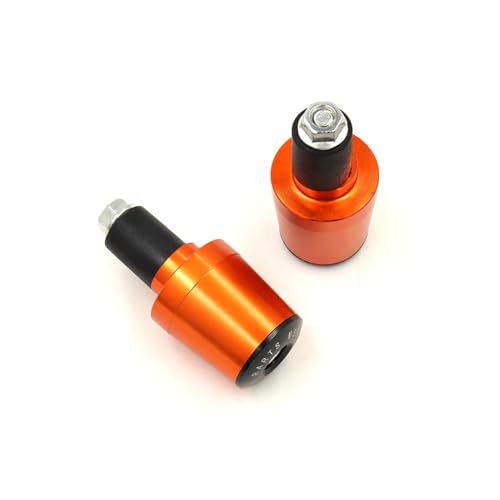 For CBR 600 F2 F3 F4 F4i CB599 CBR600RR CBR1000RR �I�[�g�o�C�O���b�v�n���h���o�[�L���b�v�v���O�ɓK���Ă��܂� �o�C�N�p �o�[�G���h(1 Pairs Orange-A)