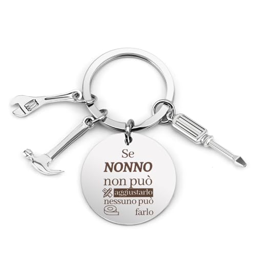 Regalo festa dei nonni personalizzato regalo nonno portachiavi grazie idee regali san valentino festa del papà compleanno natale regali anniversario pensionamento pasqua festa dei nonno