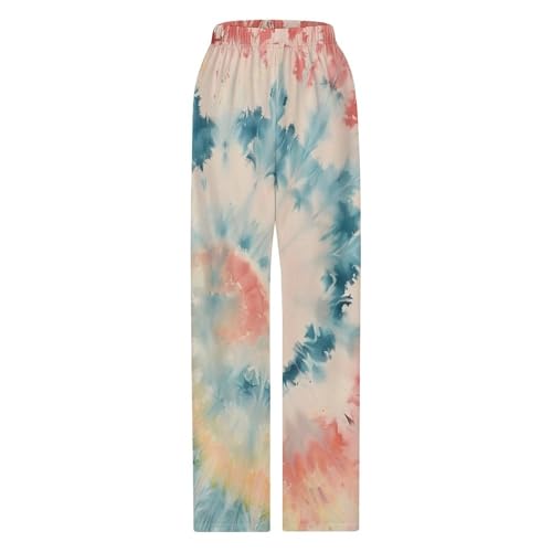 Tie Dye Rainbow Colorful SpiralChildren's Casual Pajamas160CM3