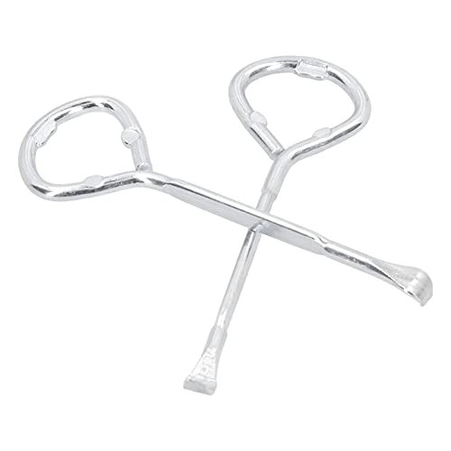 ViaGasaFamido Herramienta de Apertura de Botella de Acero de 2 Piezas de Pintura de 2pcs con Superficie Galvanizada para un Cubo de Pintura 5L, a Prueba de óxido y Portátil