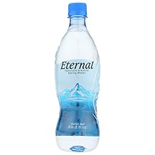 Eternal Water, Naturally Alkaline Mineral Spring Water From The Shasta-Trinity Alps, USA. 600 mL 20.2 oz 24 Bottles 232898