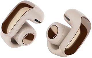 Bose Ultra Open Earbuds mit Bluetooth und OpenAudio Technologie, Clip On Kopfhörer, kabellose Open Ear Earbuds, immersive Audio, bis zu 48 Stunden Akkulaufzeit, Treibholz-Sand - Limited Edition