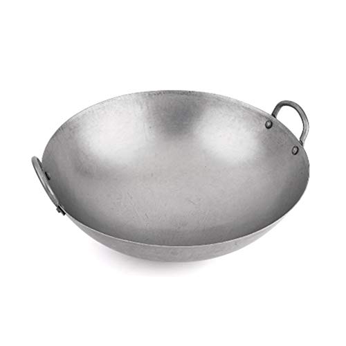 Wok de Hierro Fundido AIZYR 60 cm Plata miniatura 1