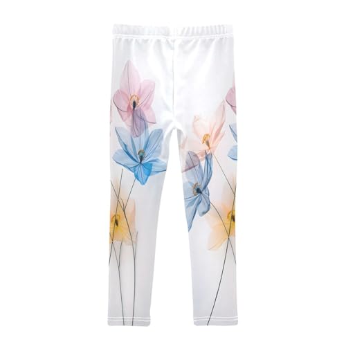 Bolaz Toddler Girls Leggings Printed Yoga Pants Leggings Lovely Pale Pink Blue for Kids2