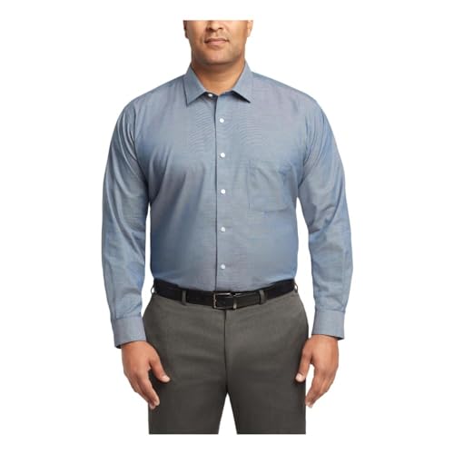 Image of Van Heusen Men's TALL FIT Dress Shirt Stain Shield Stretch (Big and Tall)