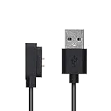 kwmobile Cable de carga compatible con Ticwatch GTX cable - Conector USB con base de conexión para smartwatch - 100