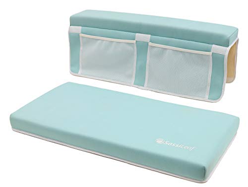 SassiLeaf Bath Kneeler and Elbow Rest - Premium - Extra Wide, Extra Thick