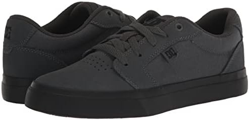 DC Men's Anvil Skate Casual Shoe, Dark Grey/Black, 6 | Image 6
