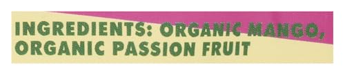 SOLELY - Organic Mango & Passion Fruit Whole Fruit Gummies (1 Resealable Bag, 2.5 Servings per Bag) - Real Fresh Fruit - Healthy Snacks - Non GMO, Vegan Snacks, Shelf Stable - 1 Bag (2.5 oz)
