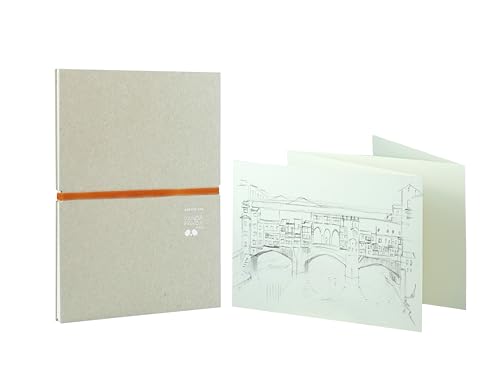 Sketchbook 160 Pages (80 Sheets) 157gsm/108lb 8.5x11.5 Drawing Pad & Paper for Sketching and Drawing Removable Hardcover Lays Flat Thick Drawing Paper Ideal for Pencil Pen Charcoal and Markers