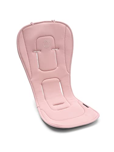 Bugaboo Dual Comfort Seat Liner Fully Reversible with CooldryÂ® Properties to Regulate Body Temperature, Compatible with All Bugaboo Strollers- Morning Pink