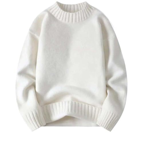 Pull col roulé homme en polaire douce haut de gamme