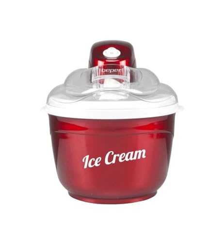 BEPER P102GEL001 Heladera automática, Aluminio/ABS, 1,5 L, Roja