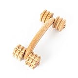 Tuuli Accessories Massage Massagegerät Rücken Nacken Schulter Massageroller Roller aus Holz 18 x 7 x 6 cm