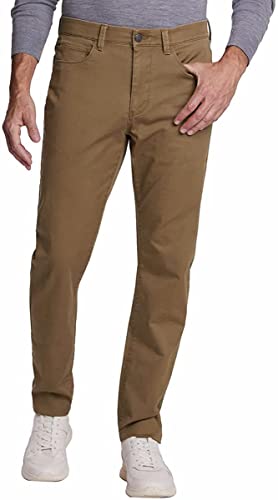 English Laundry Mens Twill 5 Pocket Pant (Honey Brown, 38W x 32L)