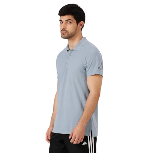 Image of Adidas Men's Solid Regular Fit Tshirt