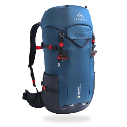 NORDKAMM® Antares Distance Wanderrucksack, Damen & Herren, 2 Rückenlängen, 37L Short...