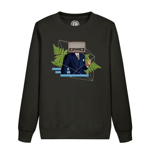 Sweatshirt enfant radio collage art surréaliste humour pour éviter les looks banals