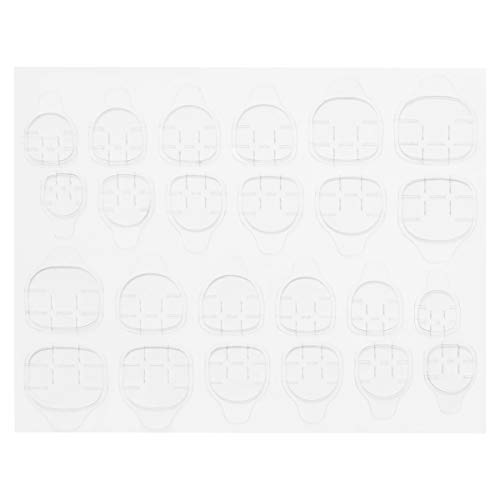 16 Sheets Double-sided Nail Art Glue Sticker False Nail Tips Glue Temporary Adhesive Nail Glue Environmentally Friendly Nail Glue for Girls Woman