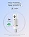 NEBULA Capsule Power Bank Tripod, Up to 2H Built-in Battery, Adjustable Height from 215mm to 840mm, 0-90 Degree Adjustable Viewing Angle, 3s Easy Setup, for Capsule 3, Capsule 3 Laser, Capsule Air