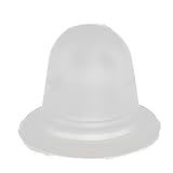 Pongnas 100 Pièces Jetables Gobelets D'encre de Tatouage, Capuchons de Pigments de Microblading en Silicone Souple avec Boucle Serrée pour Tatouage Sourcil Lèvre Eyeliner, (Grande tasse en silicone