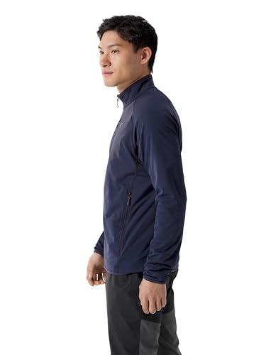 Image of Arc'teryx Delta Jacket Men's | Fleece Jacket Delivering Warmth for Less Weight | Black Sapphire, X-Small