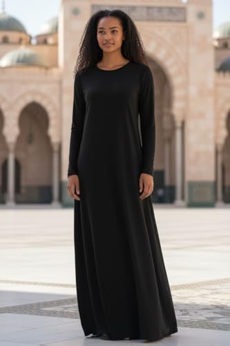 فستان بيسيك بأكمام طويلة لجميع الأنشطة للنساء والبنات