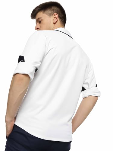Image of STELLERS Men's Premium Full Sleeve Shirt | Feather Touch Feel| Regular Fit| Odour Resistant| Anti-Static| Wrinkle Free| Quick Dry | Stretchable| Lightweight| Sweat-Proof