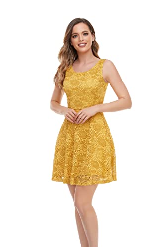 Image of ODCOCD Women's Lace Dress /Above Knee