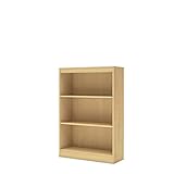 South Shore 3-Shelf Storage Bookcase, Natural Maple