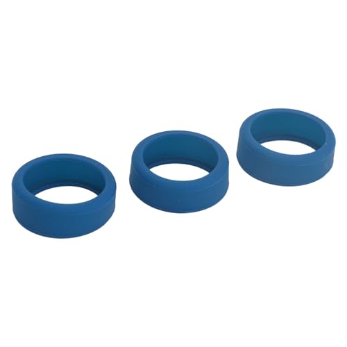 Asixxsix Protectores de Anillo de Silicona, 3 Fundas de Anillo de Silicona, Cubierta de Anillo Inteligente Resistente a los Arañazos para Hacer Ejercicio, Tareas Domésticas (S)